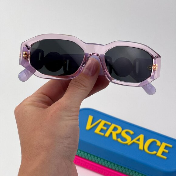Versace Kids VK4429U Sunglasses – Transparent Lavender | Model 552687 - Picture 1 of 9